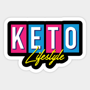 keto lifestyle Sticker